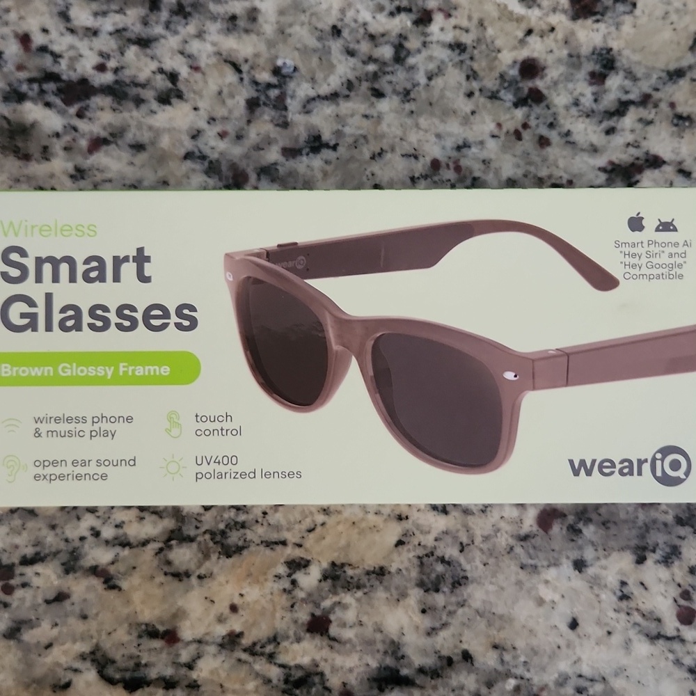 Smart Brown Glasses